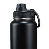 Maxbell Insulated Water Bottle Durable Portable Drinking Bottle for Gym Yoga Cycling Black