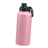 Maxbell Insulated Water Bottle Durable Portable Drinking Bottle for Gym Yoga Cycling Pink Red