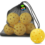 Maxbell 5x Luminous Pickleball Ball 74mm for Outdoor Indoor Tournament Play Practice