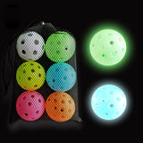 Maxbell 5x Luminous Pickleball Ball 74mm for Outdoor Indoor Tournament Play Practice
