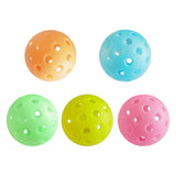 Maxbell 5x Luminous Pickleball Ball 74mm for Outdoor Indoor Tournament Play Practice