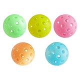 Maxbell 5x Luminous Pickleball Ball 74mm for Outdoor Indoor Tournament Play Practice