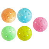 Maxbell 5x Luminous Pickleball Ball 74mm for Outdoor Indoor Tournament Play Practice