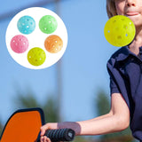 Maxbell 5x Luminous Pickleball Ball 74mm for Outdoor Indoor Tournament Play Practice