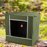 Maxbell Target Box 40x40cm Canvas Storage Box for Camping Training Hunting