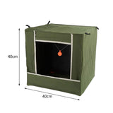 Maxbell Target Box 40x40cm Canvas Storage Box for Camping Training Hunting