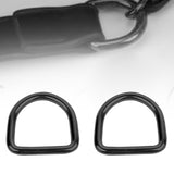 Maxbell 2Pcs Stainless Steel D Rings Connector Rings for Dog Leashes Sewing Projects 8mmx60mmx57mm