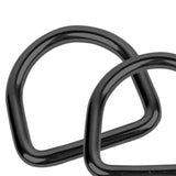 Maxbell 2Pcs Stainless Steel D Rings Connector Rings for Dog Leashes Sewing Projects 8mmx60mmx57mm