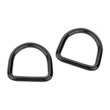 Maxbell 2Pcs Stainless Steel D Rings Connector Rings for Dog Leashes Sewing Projects 8mmx80mmx62mm