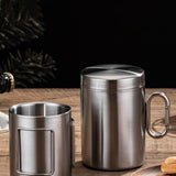 Maxbell Stainless Steel Camping Cup Tableware Tea Water Cup for Hiking Trips Cooking