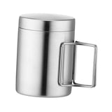 Maxbell Stainless Steel Camping Cup Tableware Tea Water Cup for Hiking Trips Cooking