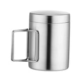 Maxbell Stainless Steel Camping Cup Tableware Tea Water Cup for Hiking Trips Cooking