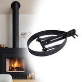 Maxbell Fireplace Chimney Pipe Bracket Cast Iron Household Adjustable Fixing Bracket