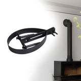 Maxbell Fireplace Chimney Pipe Bracket Cast Iron Household Adjustable Fixing Bracket