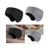 Maxbell Fleece Ear Warmers for Adults Soft Winter Earmuffs for Hiking Cycling Skiing Black