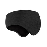 Maxbell Fleece Ear Warmers for Adults Soft Winter Earmuffs for Hiking Cycling Skiing Black