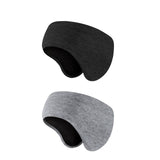Maxbell Fleece Ear Warmers for Adults Soft Winter Earmuffs for Hiking Cycling Skiing Black