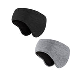 Maxbell Fleece Ear Warmers for Adults Soft Winter Earmuffs for Hiking Cycling Skiing Black
