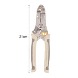 Maxbell 8inch Wire Stripper Wire Pliers Pliers for Crimping Pressing Wire Cutting