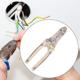 Maxbell 8inch Wire Stripper Wire Pliers Pliers for Crimping Pressing Wire Cutting