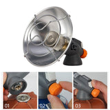 Maxbell Camping Gas Heater Stainless Steel Portable for Activities Patio Backpacking
