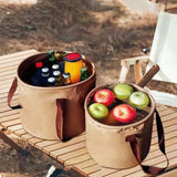 Maxbell Folding Wash Basin Portable Foldable Bucket for Car Washing Hiking Gardening