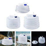 Maxbell Collapsible Water Container with Spigot Water Bottle for BBQ Hiking Climbing 5L