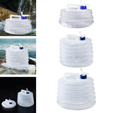 Maxbell Collapsible Water Container with Spigot Water Bottle for BBQ Hiking Climbing 5L