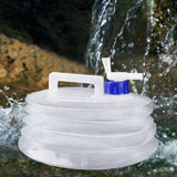 Maxbell Collapsible Water Container with Spigot Water Bottle for BBQ Hiking Climbing 5L