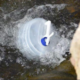 Maxbell Collapsible Water Container with Spigot Water Bottle for BBQ Hiking Climbing 10L