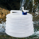 Maxbell Collapsible Water Container with Spigot Water Bottle for BBQ Hiking Climbing 15L