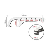 Maxbell Bucket Opener Wrench Gallon Bucket Lid Removal Can Opener for Home Garage