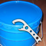 Maxbell Bucket Opener Wrench Gallon Bucket Lid Removal Can Opener for Home Garage