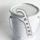 Maxbell Bucket Opener Wrench Gallon Bucket Lid Removal Can Opener for Home Garage