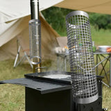 Maxbell Tent Stove Chimney Pipe Heat Resistant Chimney Anti Scalding Mesh Cover