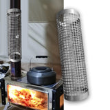 Maxbell Tent Stove Chimney Pipe Heat Resistant Chimney Anti Scalding Mesh Cover