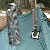 Maxbell Tent Stove Chimney Pipe Heat Resistant Chimney Anti Scalding Mesh Cover