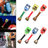 Maxbell Bear Bell with Keyring Hanging Cow Bell for Mountain Climbing Outdoor Travel Green Strap Bronze