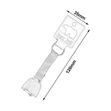 Maxbell Bear Bell with Keyring Hanging Cow Bell for Mountain Climbing Outdoor Travel Black Red Bronze