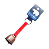 Maxbell Bear Bell with Keyring Hanging Cow Bell for Mountain Climbing Outdoor Travel Red and Red Bronze