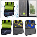 Maxbell Fishing Lure Storage Bag Portable Fishing Gear Organizer Fishing Accessories Fluorescent Green
