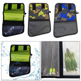 Maxbell Fishing Lure Storage Bag Portable Fishing Gear Organizer Fishing Accessories Fluorescent Green