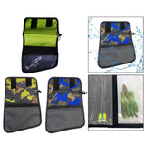 Maxbell Fishing Lure Storage Bag Portable Fishing Gear Organizer Fishing Accessories Fluorescent Green