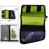 Maxbell Fishing Lure Storage Bag Portable Fishing Gear Organizer Fishing Accessories Fluorescent Green
