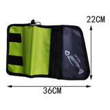 Maxbell Fishing Lure Storage Bag Portable Fishing Gear Organizer Fishing Accessories Fluorescent Green