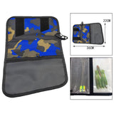 Maxbell Fishing Lure Storage Bag Portable Fishing Gear Organizer Fishing Accessories Blue