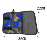 Maxbell Fishing Lure Storage Bag Portable Fishing Gear Organizer Fishing Accessories Blue