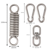 Maxbell Hammock Chair Spring Hook Set Outside Carabiner Hooks for Patio Hammock Yoga