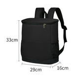 Maxbell Cooler Rucksack Insulated Soft Backpack Cooler for Men Women to Work Camping Black