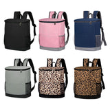 Maxbell Cooler Rucksack Insulated Soft Backpack Cooler for Men Women to Work Camping Black